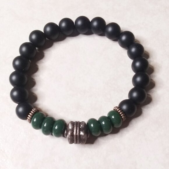 Unisex + Masculine! Perfect for Tomboys + Hard Playing Girls! Beaded Bracelets - Picture 1 of 6
